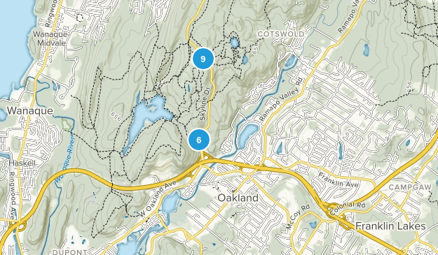 Oakland, New Jersey Map