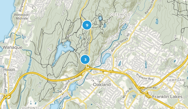 Oakland, New Jersey Map