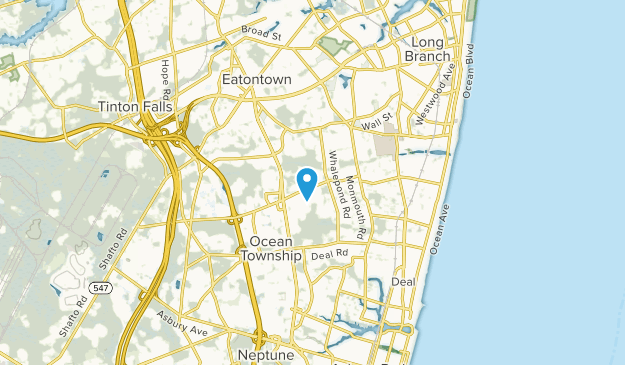 Ocean, Nueva Jersey Map