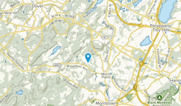 Parsippany-Troy Hills, New Jersey Map