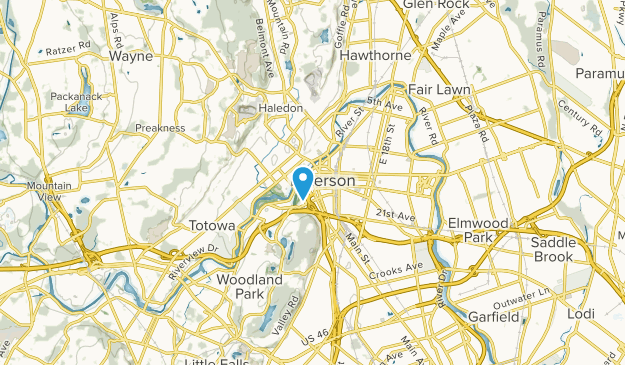 Paterson, New Jersey Map