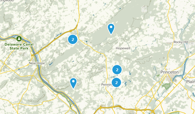 Pennington, New Jersey Map