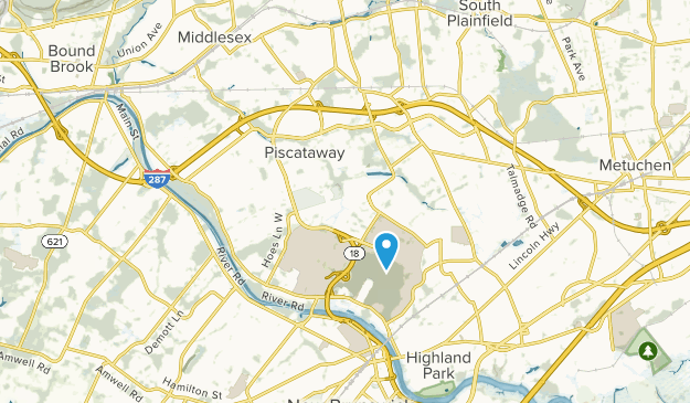 Piscataway Township, New Jersey Map