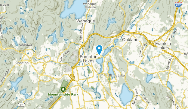 Pompton Lakes, New Jersey Map