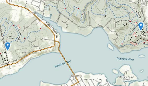 Rumson, New Jersey Map