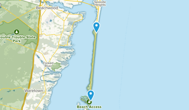 Seaside Park, New Jersey Map