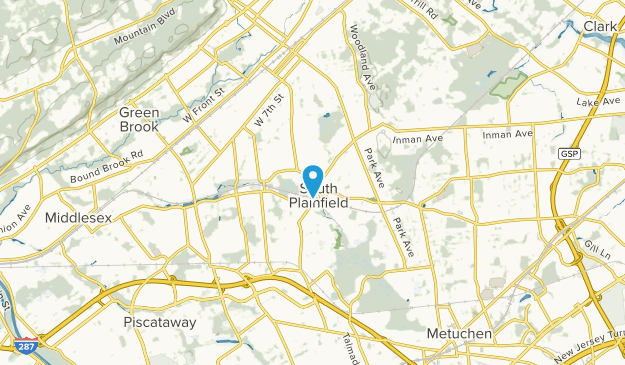 South Plainfield, New Jersey Map
