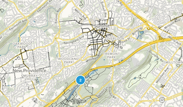 Summit, New Jersey Map