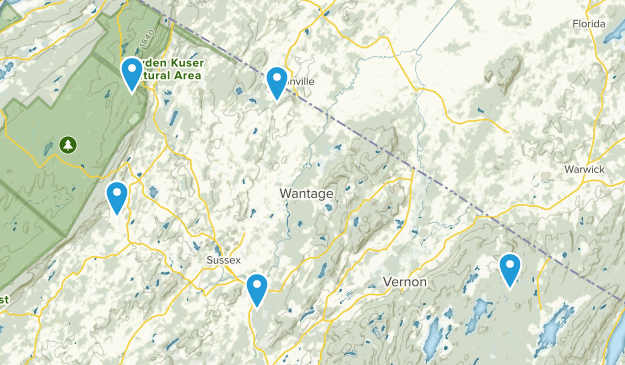 Sussex, New Jersey Map