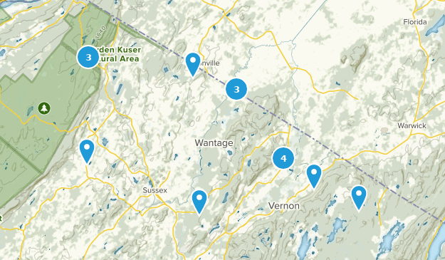 Sussex, New Jersey Map