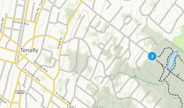 Tenafly, New Jersey Map