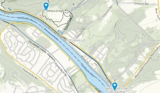 Titusville, New Jersey Map