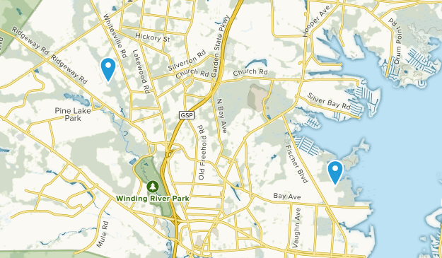Toms River, New Jersey Map
