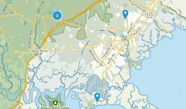 Tuckerton, New Jersey Map