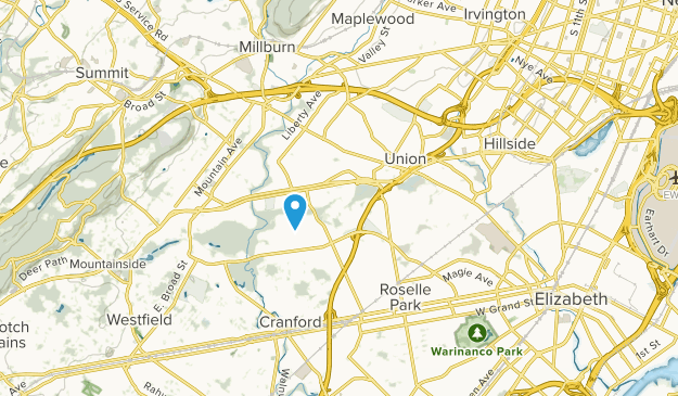 Union, New Jersey Map