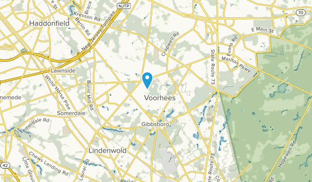 Voorhees, New Jersey Map