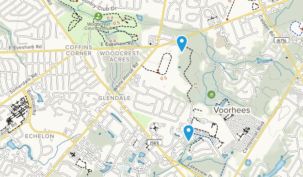 Voorhees Township, New Jersey Map
