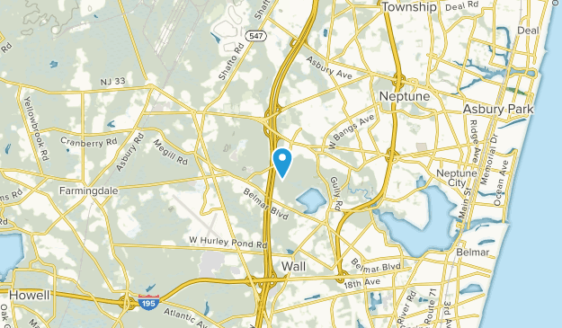 Wall Township, New Jersey Map