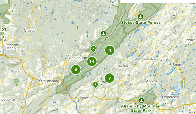 Wallpack Center, New Jersey Map