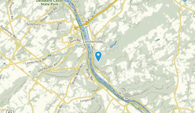 West Amwell, New Jersey Map