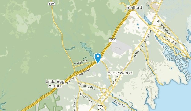 West Creek, New Jersey Map
