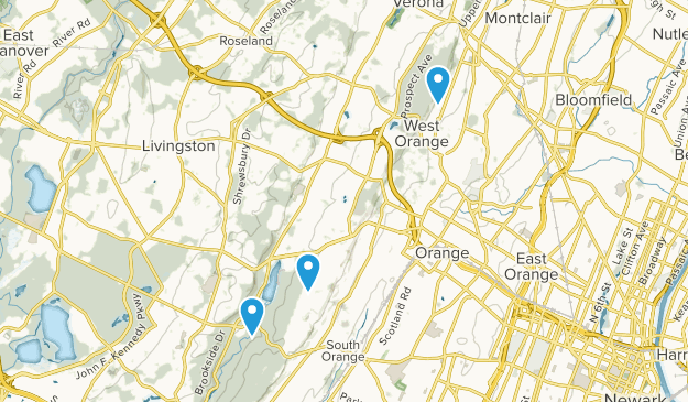 West Orange, New Jersey Map