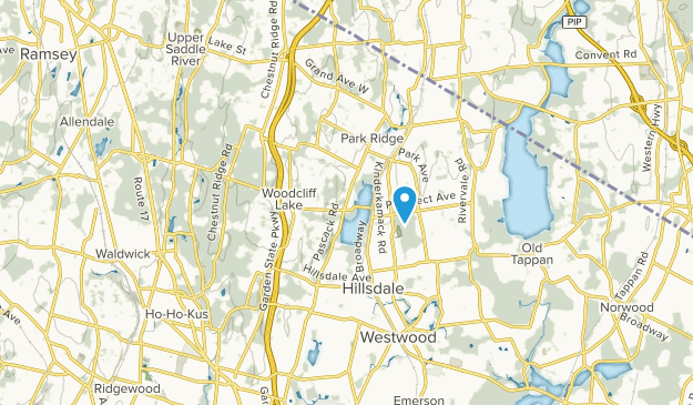Woodcliff Lake, New Jersey Map