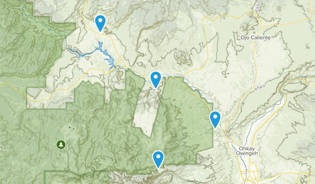 Abiquiu, New Mexico Map