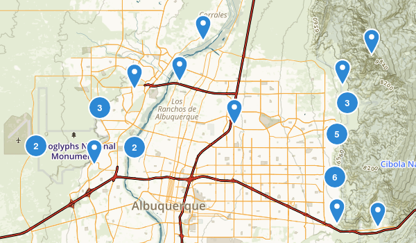 Albuquerque, New Mexico Map