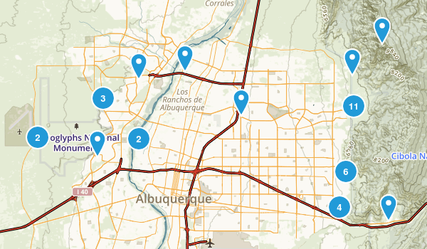 Albuquerque, New Mexico Map