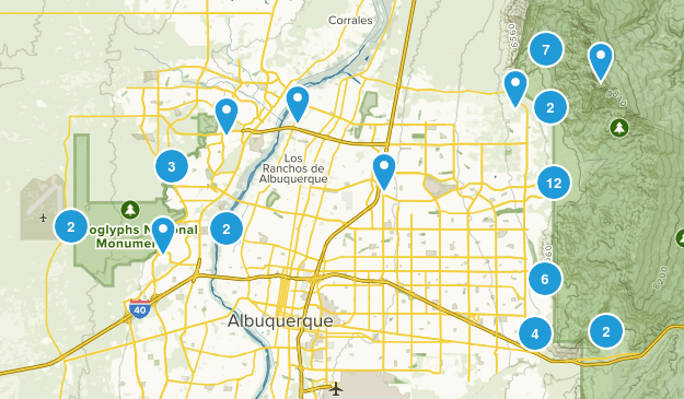 Albuquerque, New Mexico Map