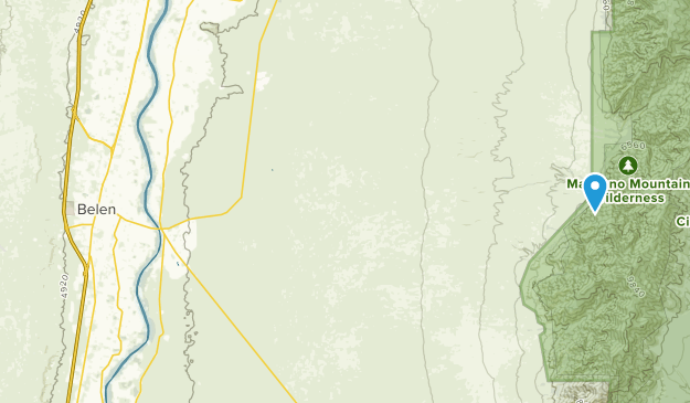 Belen, New Mexico Map
