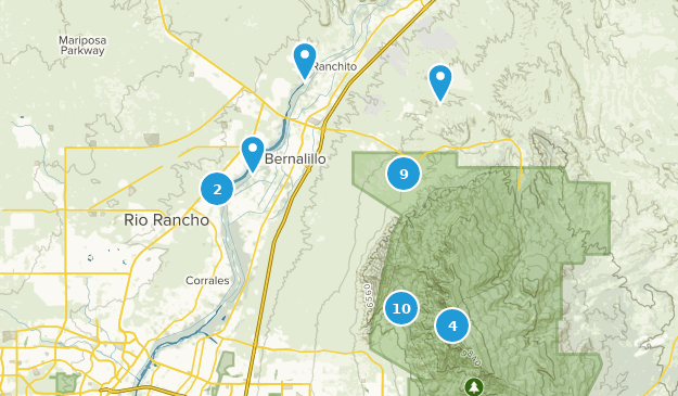 Bernalillo, Nouveau-Mexique Map