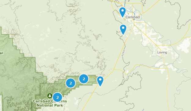 Carlsbad, New Mexico Map