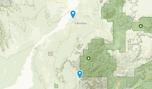 Carrizozo, New Mexico Map