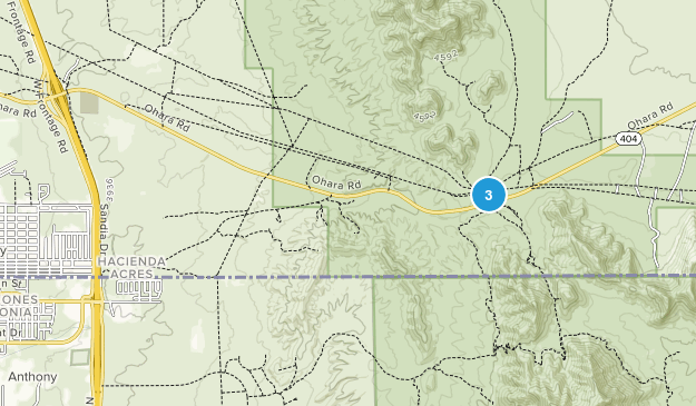 Chaparral, New Mexico Map