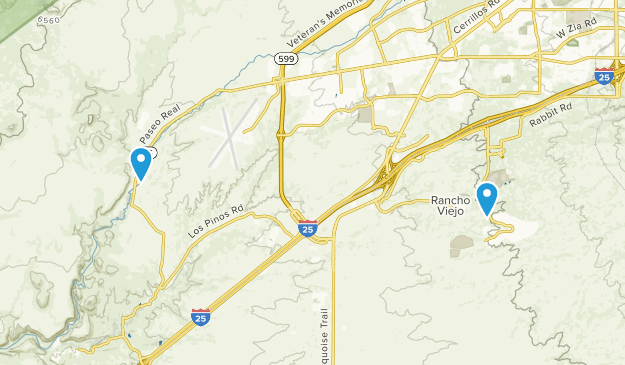 Cieneguilla, New Mexico Map