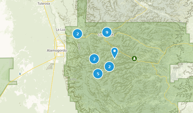 Cloudcroft, New Mexico Map