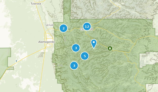 Cloudcroft, New Mexico Map