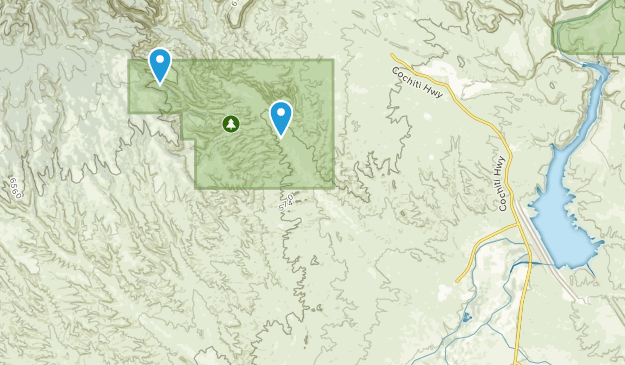 Cochiti Pueblo, New Mexico Map