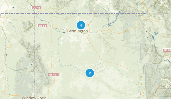 Farmington, New Mexico Map