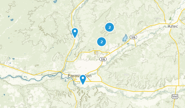 Farmington, New Mexico Map