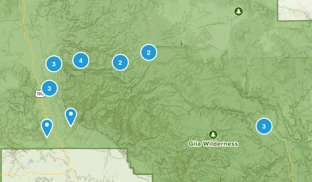 Glenwood, New Mexico Map