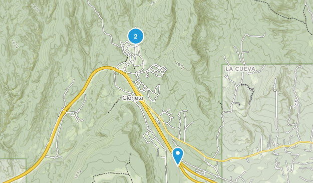 Glorieta, New Mexico Map