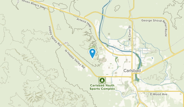 Happy Valley, New Mexico Map