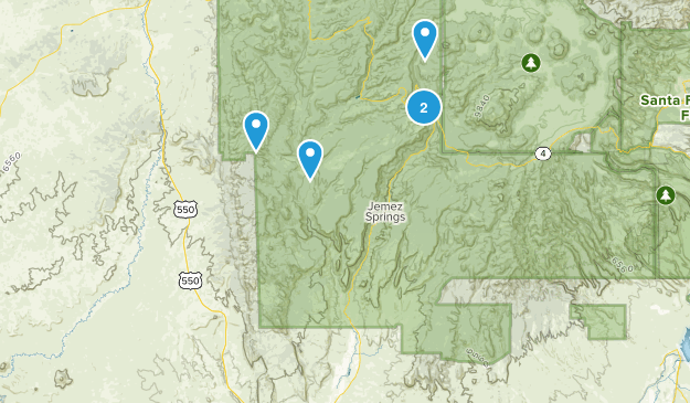 Jemez Pueblo, New Mexico Map