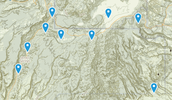 Jemez Springs, New Mexico Map