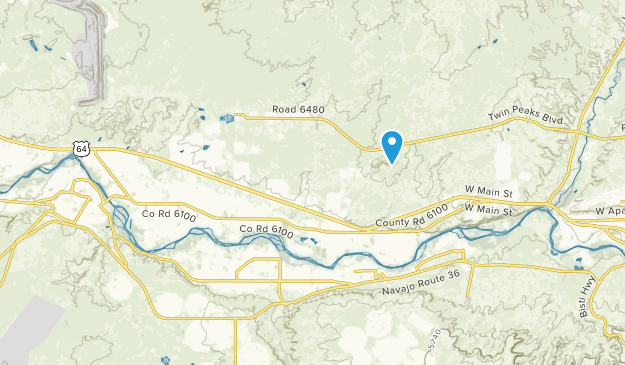 Kirtland, New Mexico Map