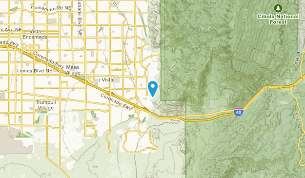 La Cuesta, New Mexico Map