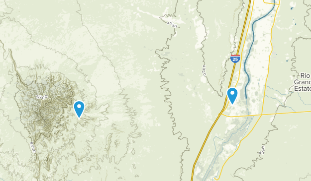 La Joya, New Mexico Map